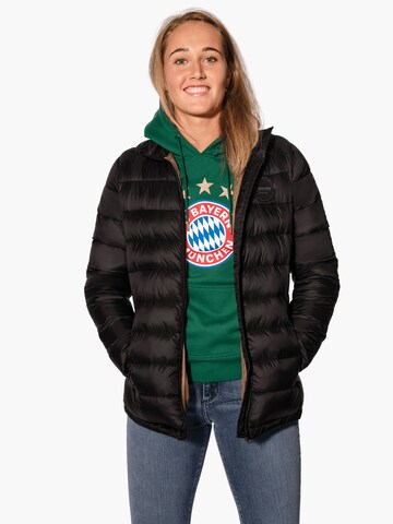 FC BAYERN MÜNCHEN Sportjacke in Schwarz: Vorderseite