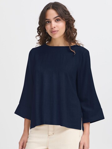 Fransa Blouse 'FRATEL' in Blue: front