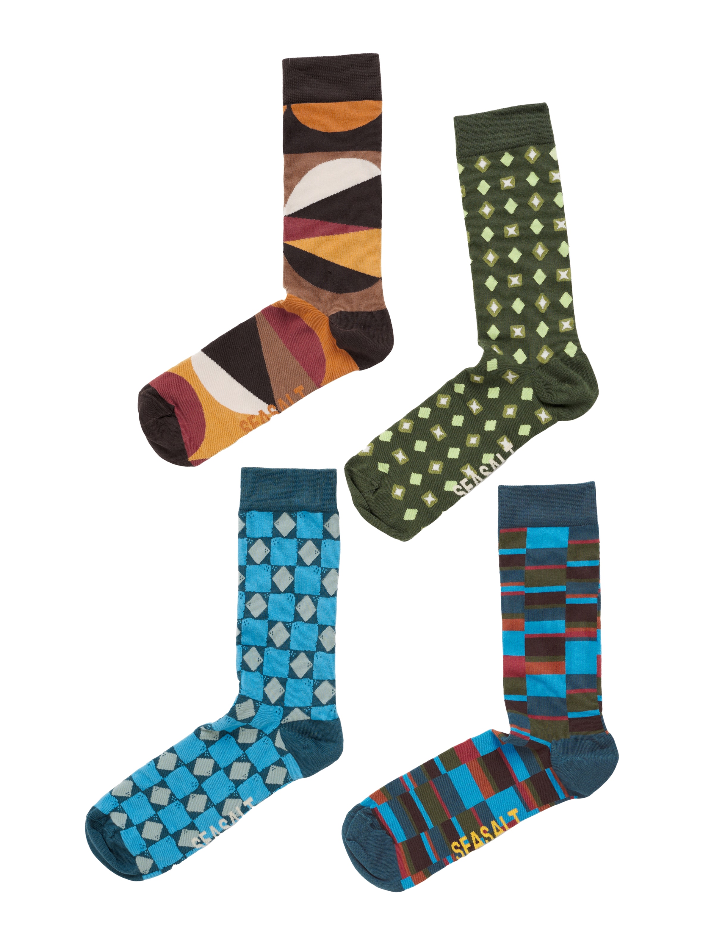 Seasalt Cornwall Socken in Blau: Vorderseite