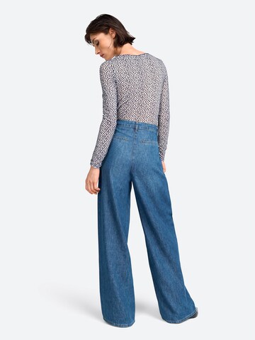 Rich & Royal Wide leg Jeans in Blue