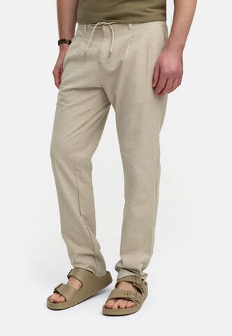 INDICODE JEANS Regular Pants 'Webb' in Beige