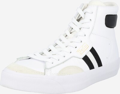 Sneaker înalt Polo Ralph Lauren pe negru / alb, Vizualizare produs