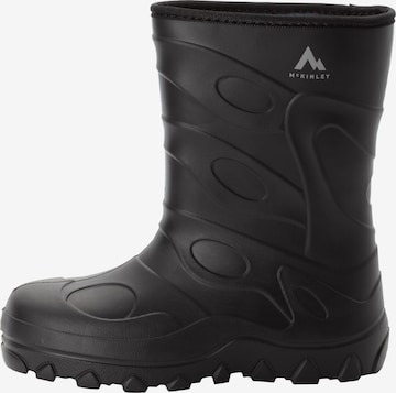 MCKINLEY Rubber Boots in Black: front