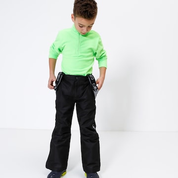 CMP Regular Workout Pants 'Salopette' in Black: front