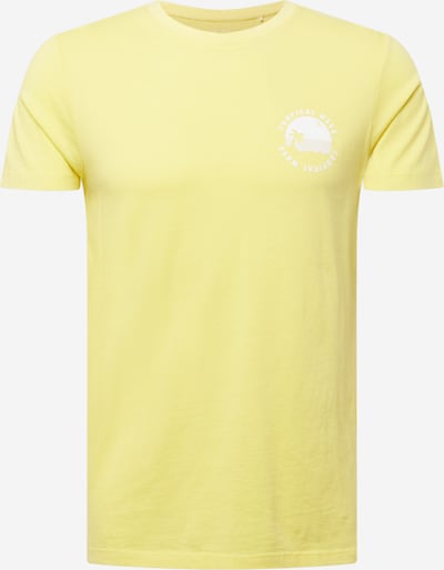 Q/S designed by Shirt in de kleur Geel / Wit, Productweergave