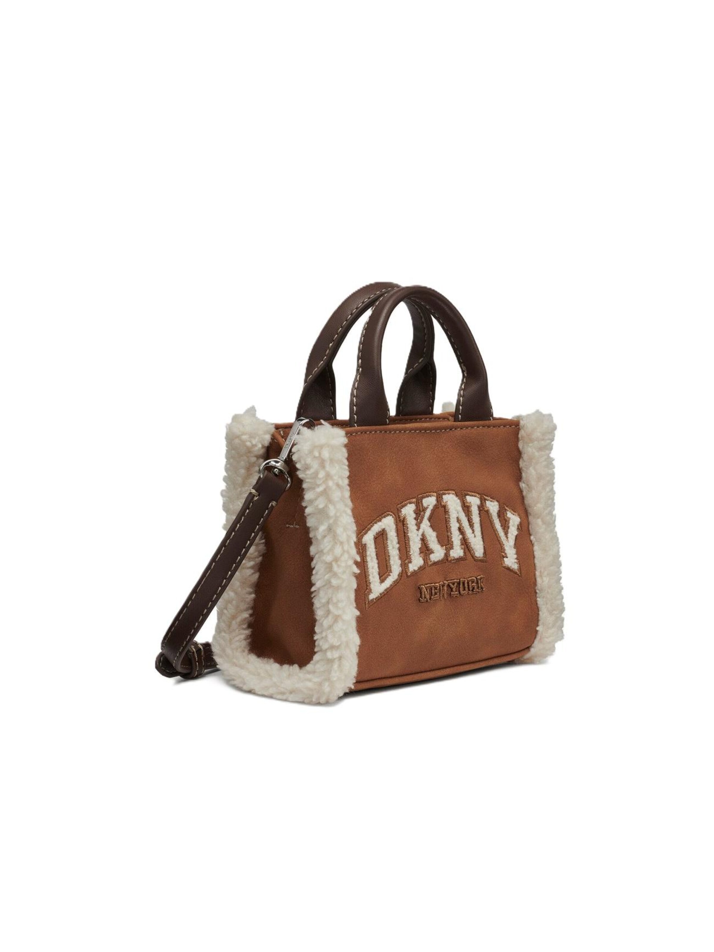 Borsa a mano 'R53AYM56' di DKNY in marrone