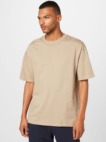 T-Shirt 'Kam' JACK & JONES en beige : devant