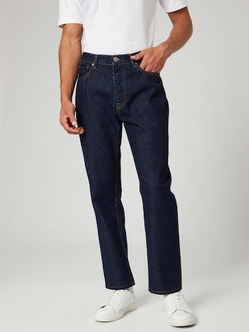 Guido Maria Kretschmer Men Tapered Jeans 'Thomas' in Blue: front