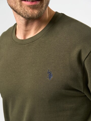 U.S. POLO ASSN. Sweatshirt 'Adler' i grøn