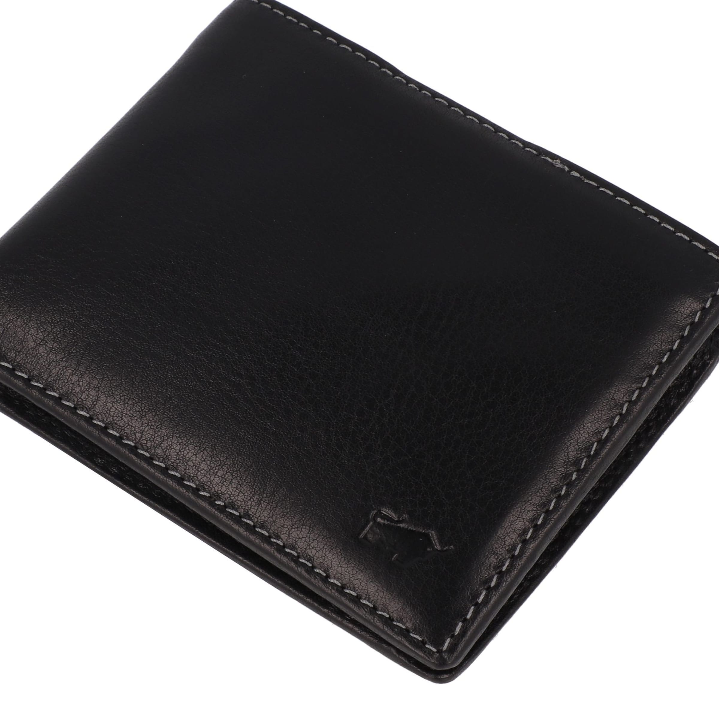 Porte-monnaies 'Arezzo' Braun Büffel en noir