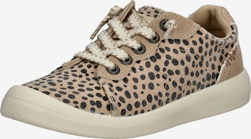 Baskets basses Blowfish Malibu en beige : devant