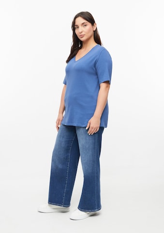 T-shirt s.Oliver CURVE en bleu