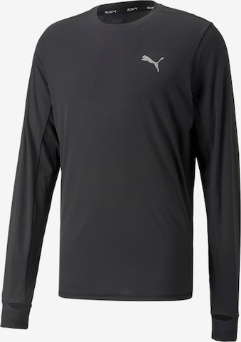 PUMATehnička sportska majica 'Favorite' - crna boja: prednji dio