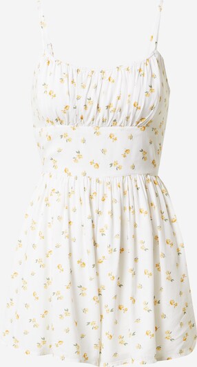 HOLLISTER Jumpsuit i gul / grå / off-white, Produktvy