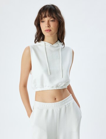 Koton Sweatshirt in White: front