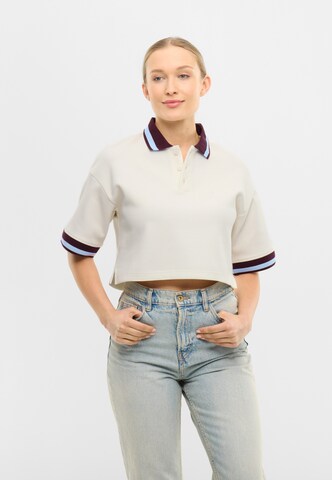 Maglietta 'Abbie' di Johnny Urban in bianco: frontale