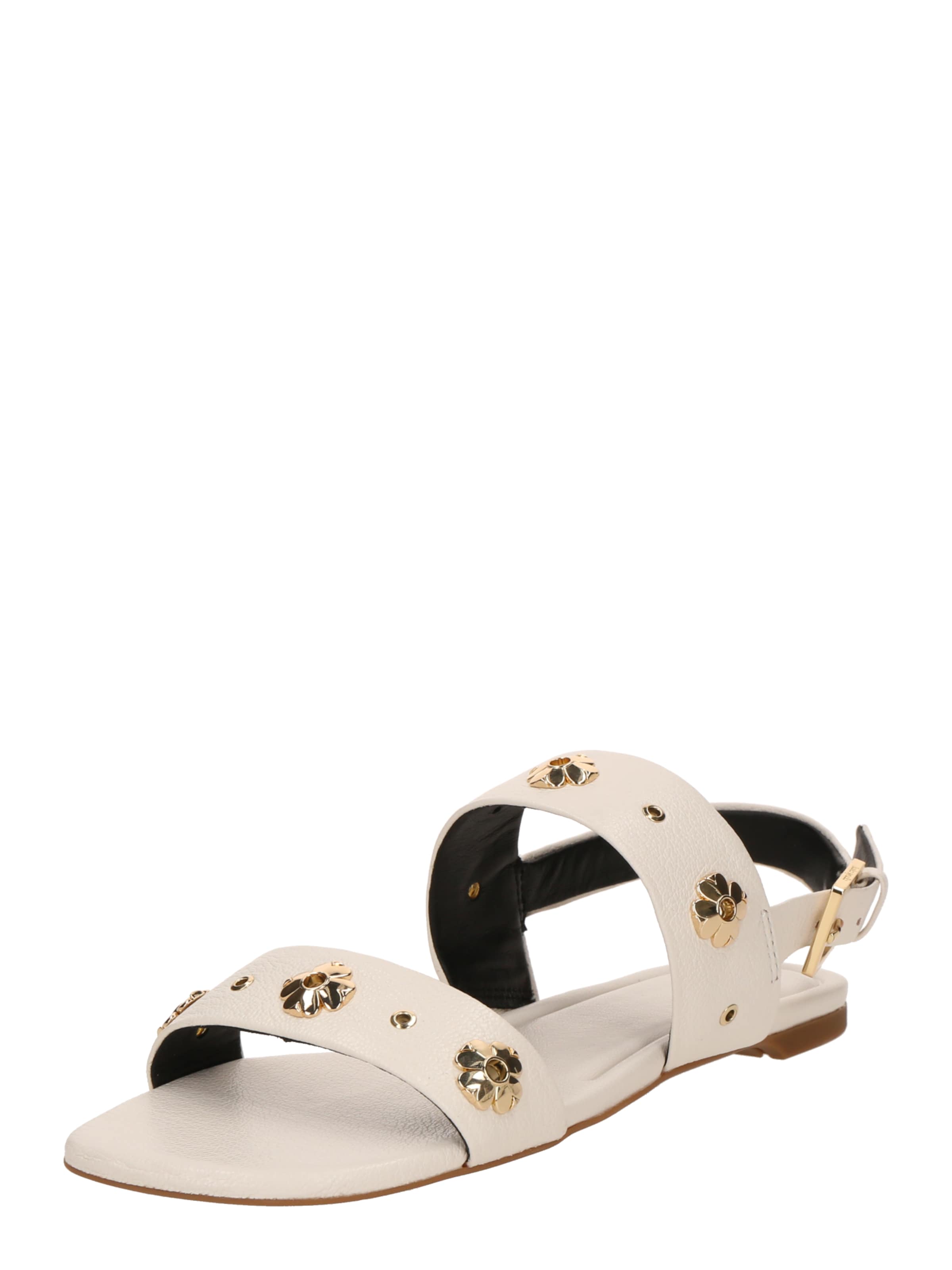 Kate Spade - Sandalias 'Spade Flower Sandaletten Mit Nieten, Flach' en beige: frente