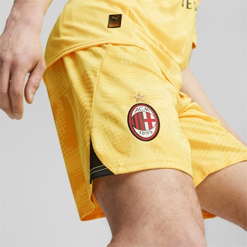 PUMA Regular Sporthose 'AC Mailand 24/25' in Gelb