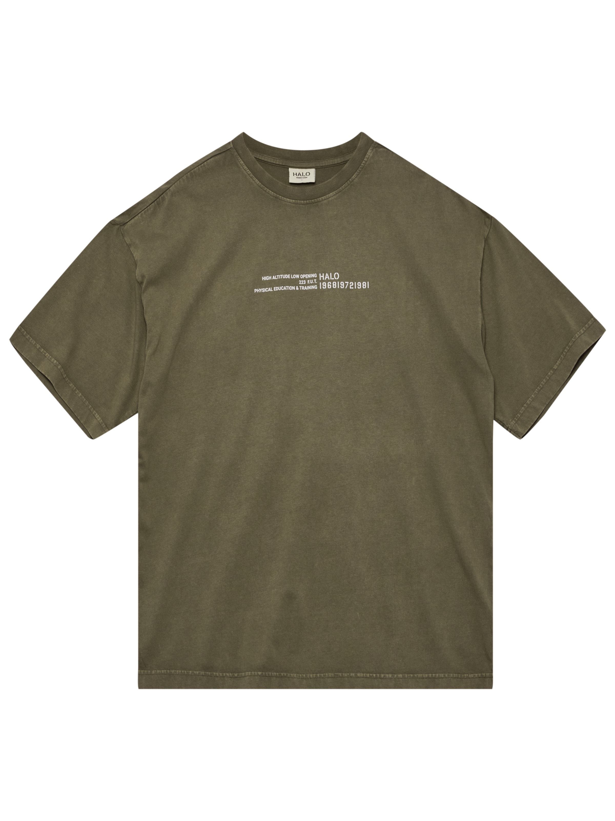 HALO Shirt in Bruin: voorkant
