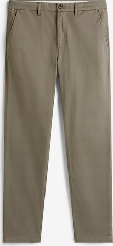 Coupe slim Pantalon chino TOMMY HILFIGER en gris : devant