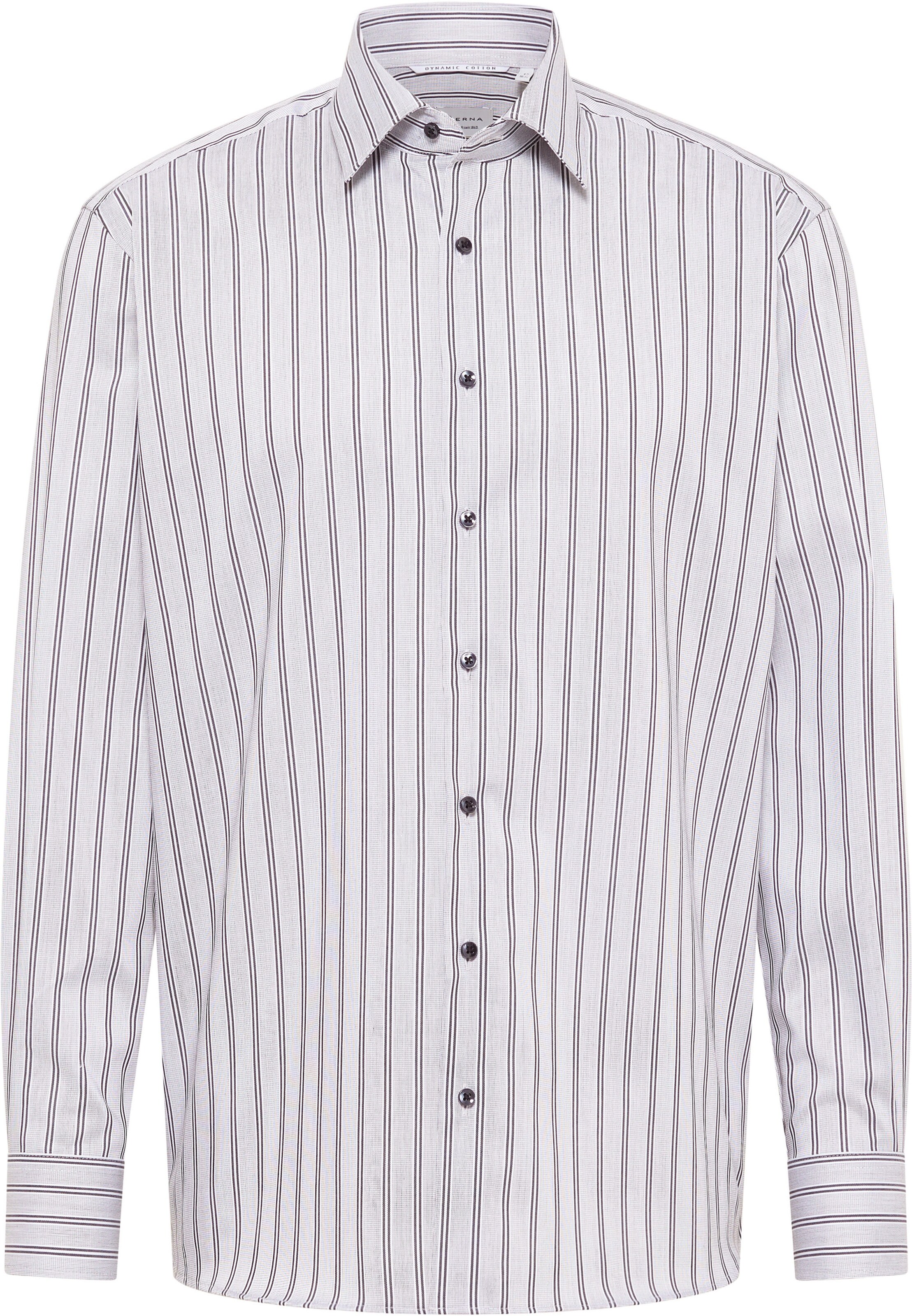 ETERNA Regular Fit Businesshemd in Schwarz: Vorderseite