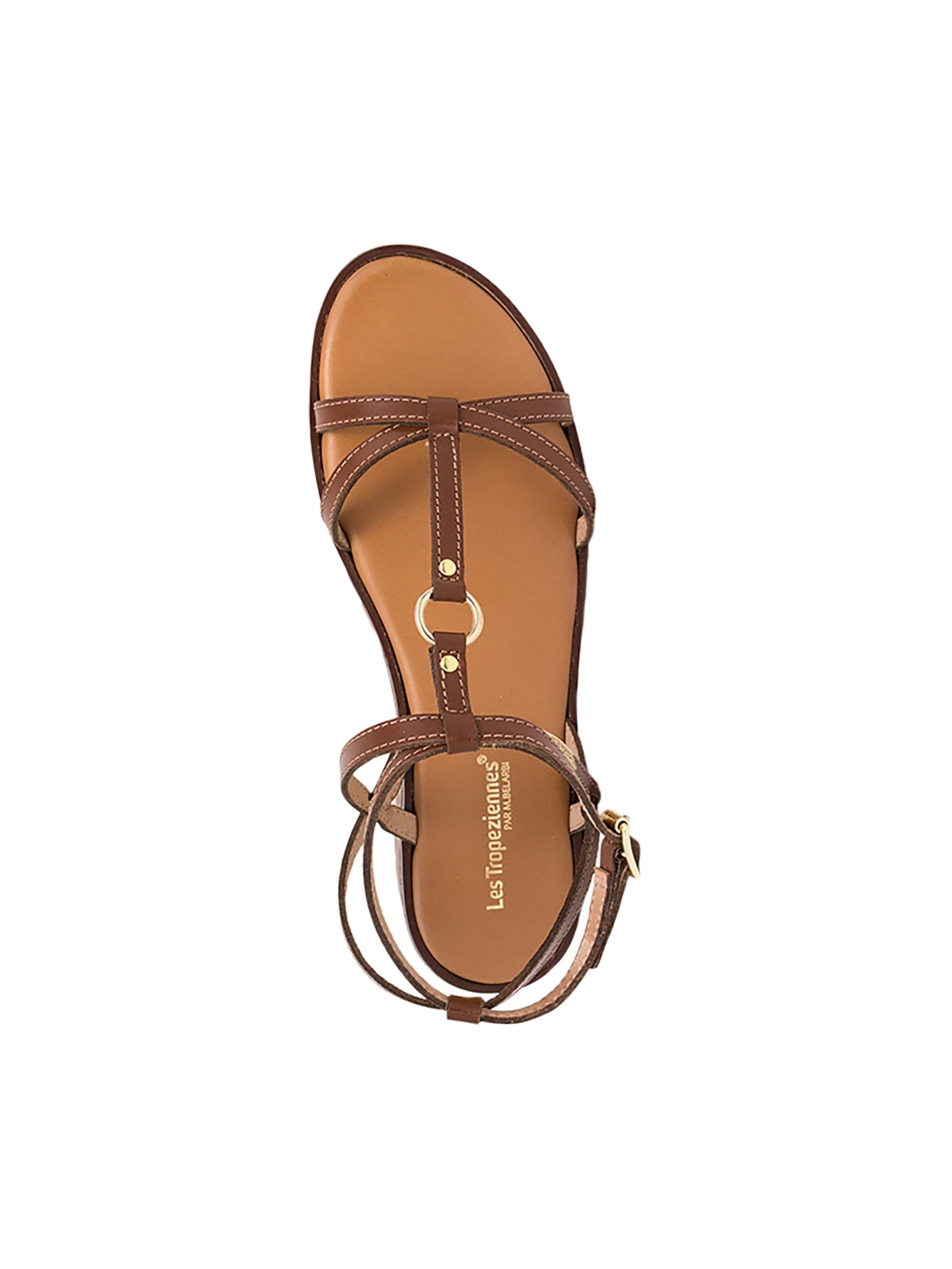 Sandalo 'Ledersandalen „Les Haura“' di Les Tropéziennes in marrone