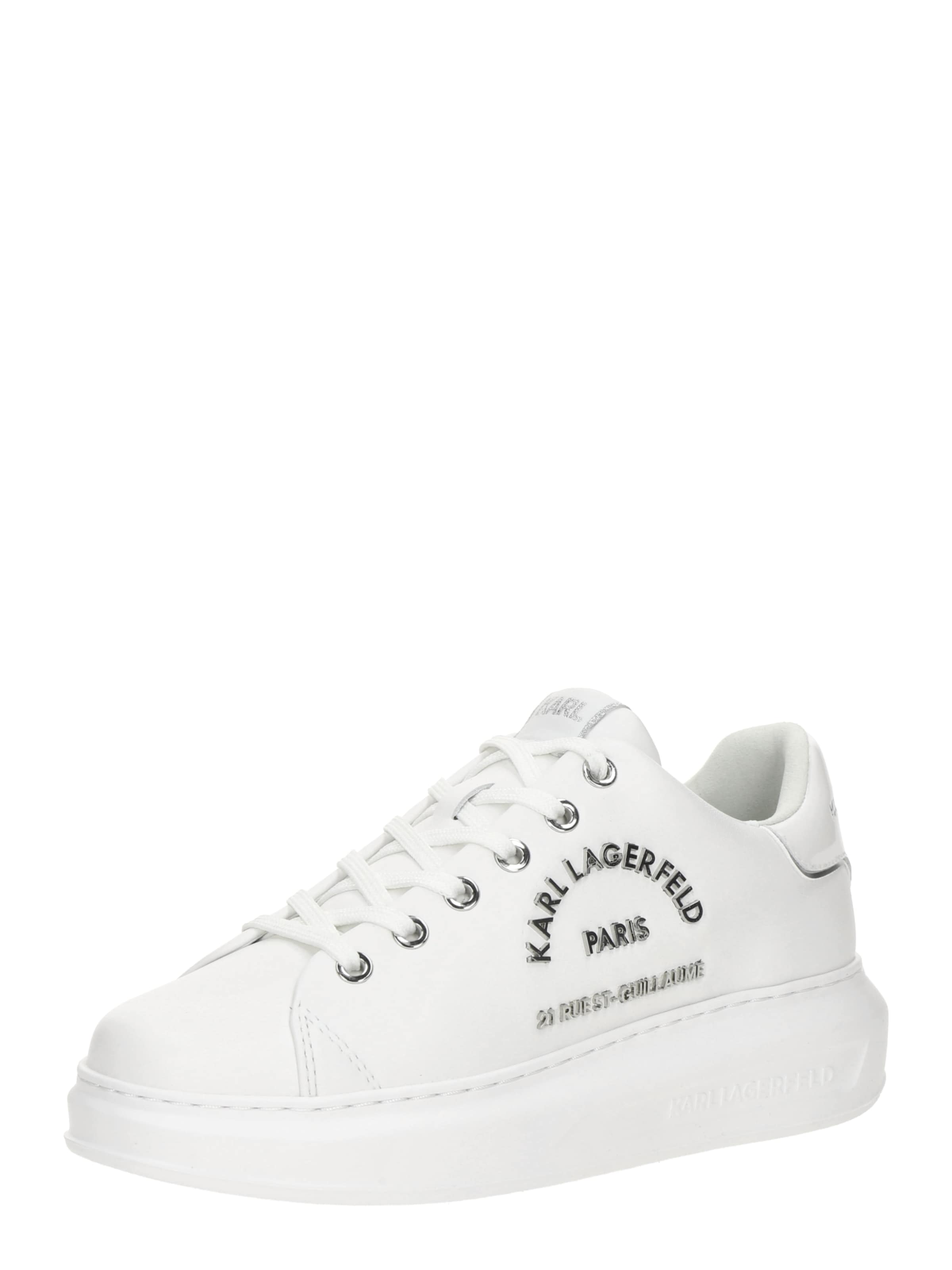 Karl Lagerfeld Madalad ketsid, värv valge: eest vaates