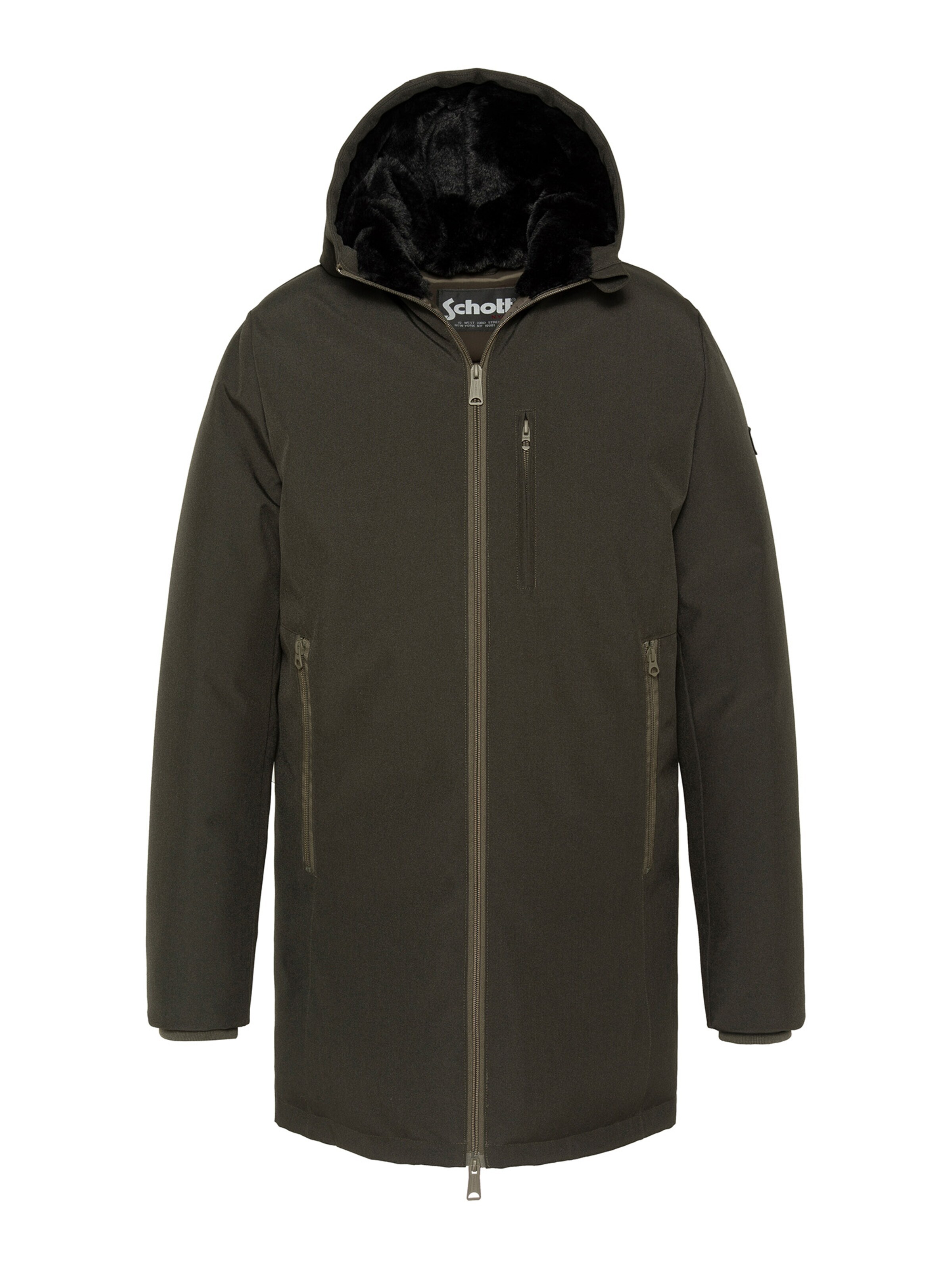 Manteau mi-saison Schott NYC en vert