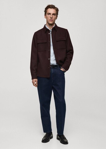 MANGO MAN Jacke 'Mayfair' in Rot