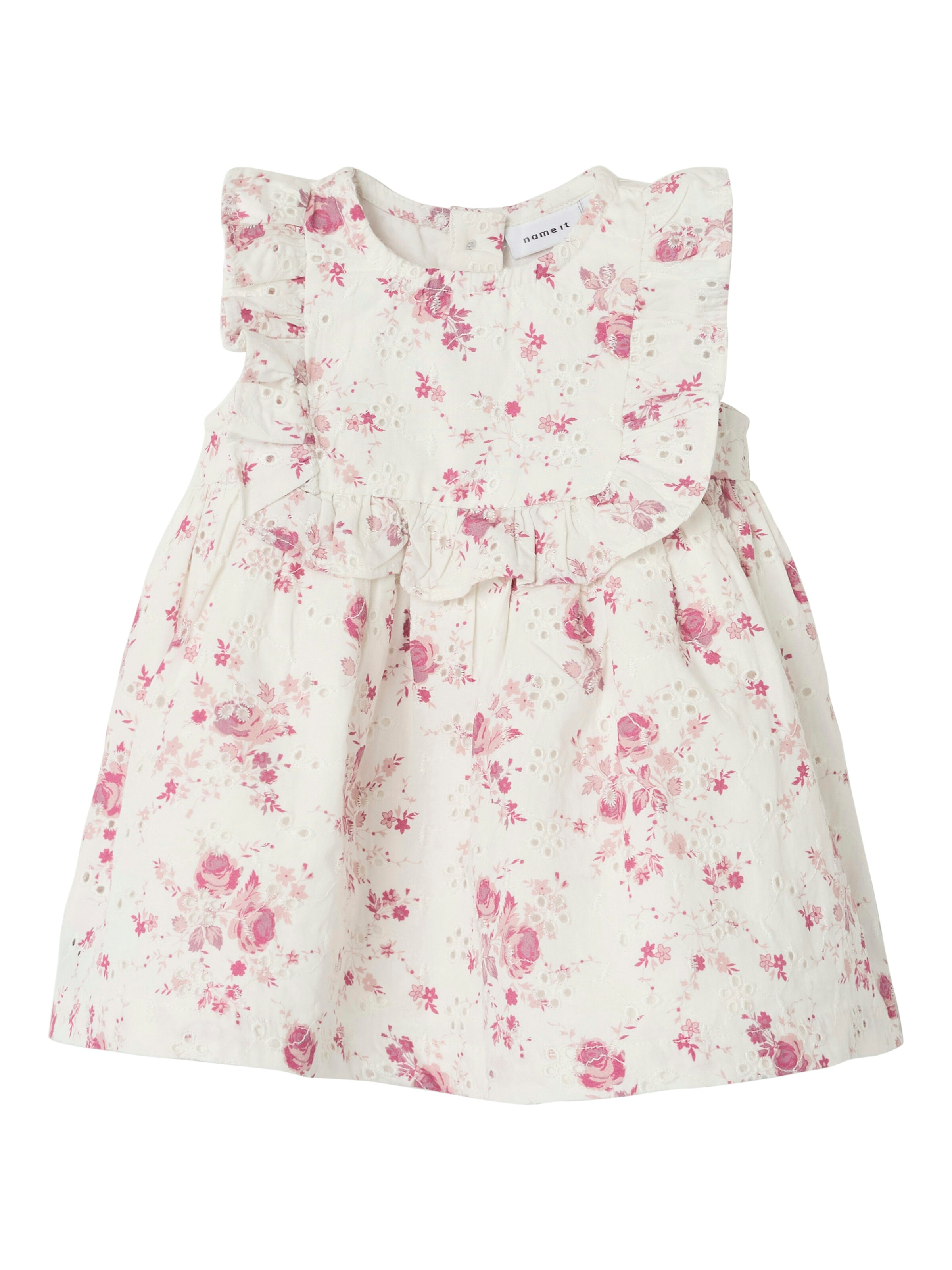 NAME IT - Vestido en blanco: frente