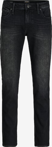 JACK & JONES Slimfit Farkut 'JJITIM JJEVAN' värissä musta: etupuoli