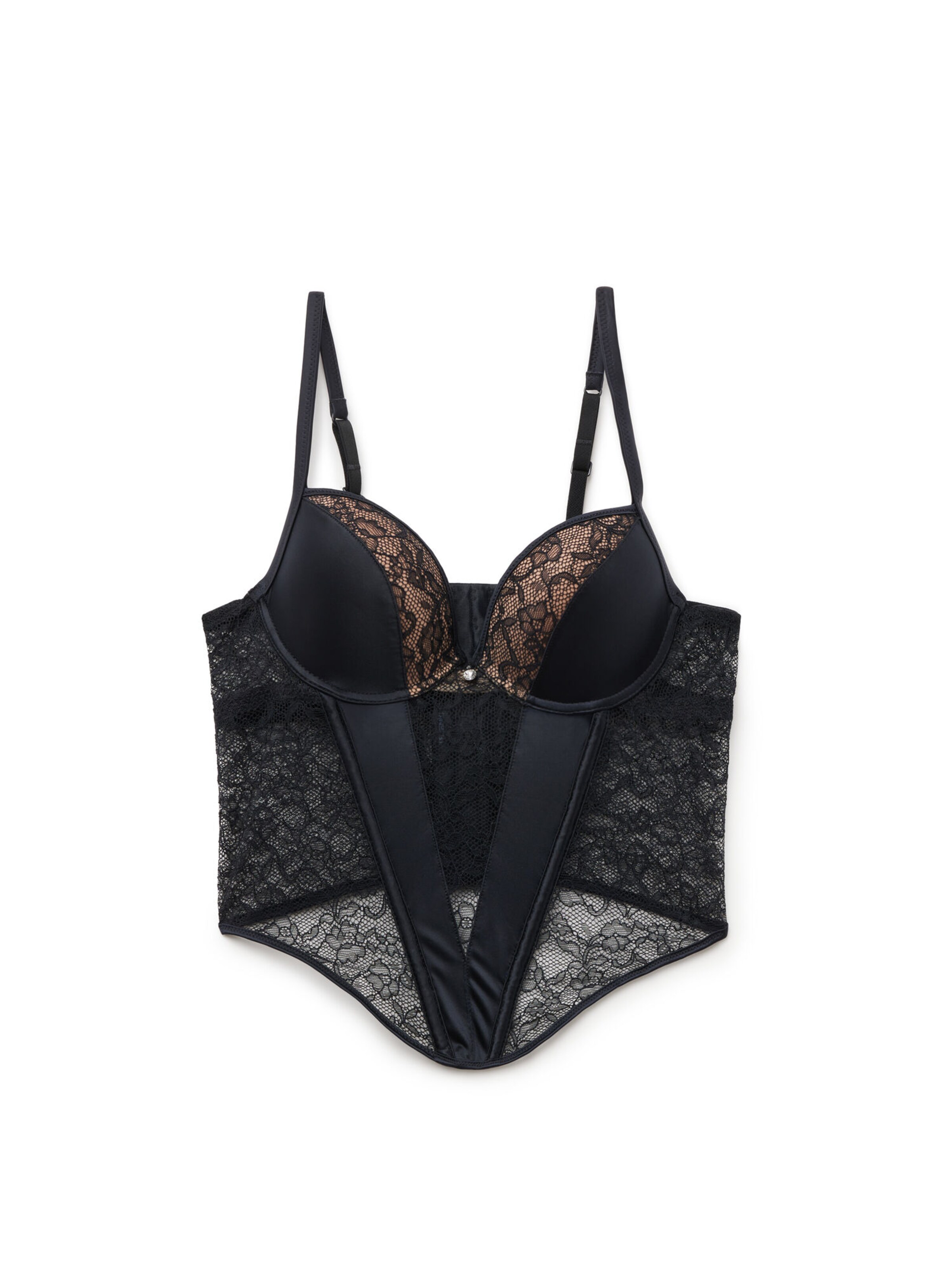 Tezenis T-shirt Bra 'MISTERY ESSENCE' in Black: front