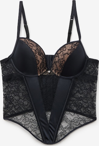Tezenis T-shirt Bra 'MISTERY ESSENCE' in Black: front