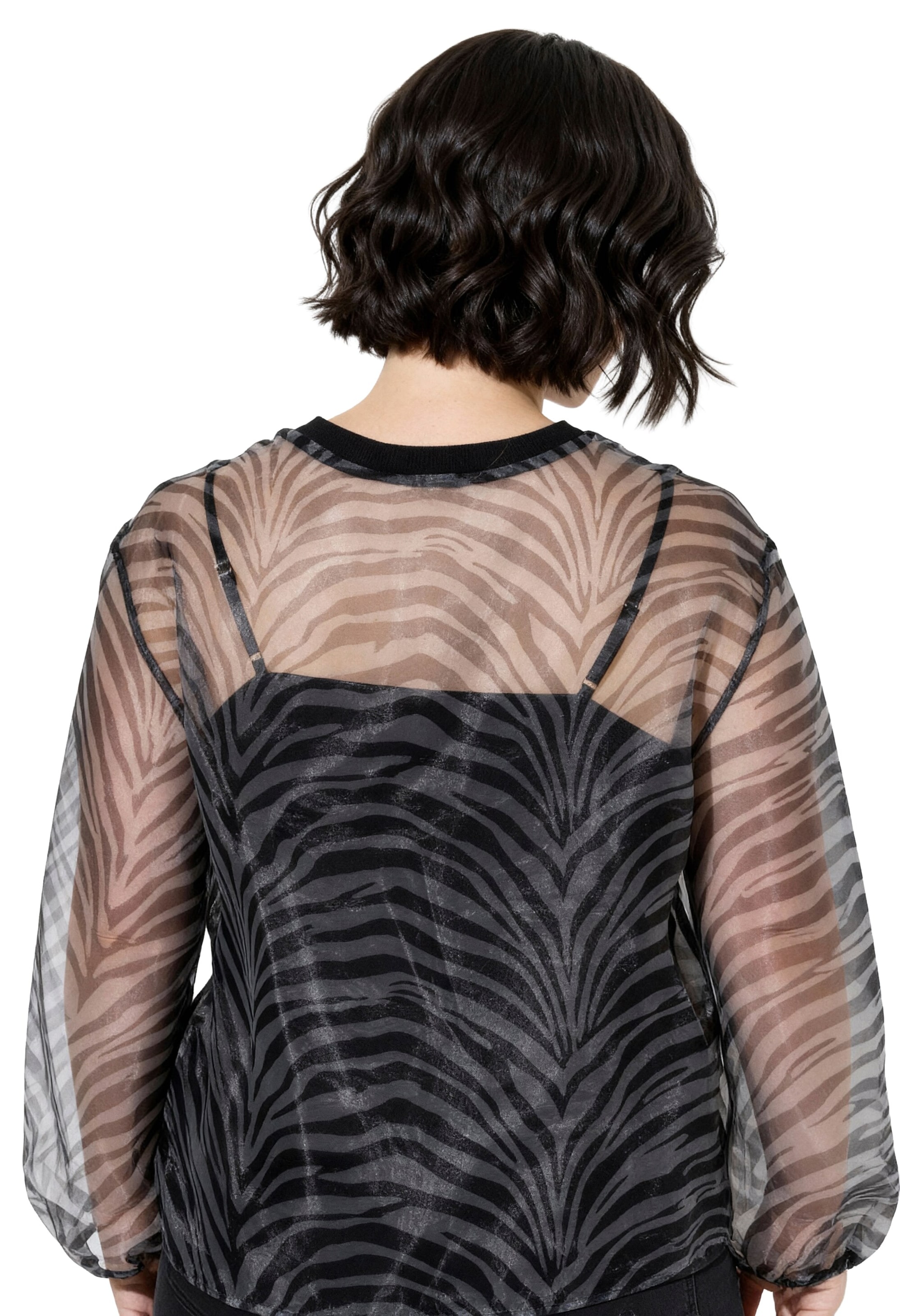 Ulla Popken Blouse in Zwart