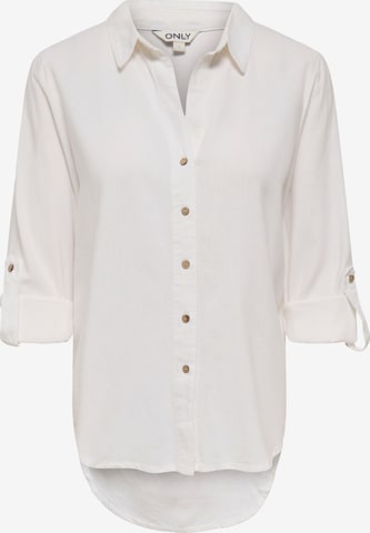 ONLY Блуза 'ONLGOA' в бяло: отпред