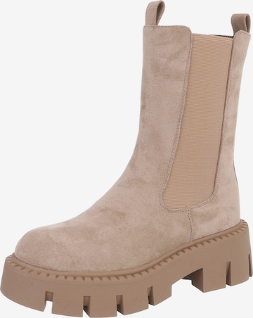 Ital-Design Ankle Boots in Brown: front