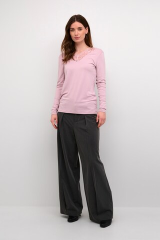 T-shirt 'Trulla' Cream en rose