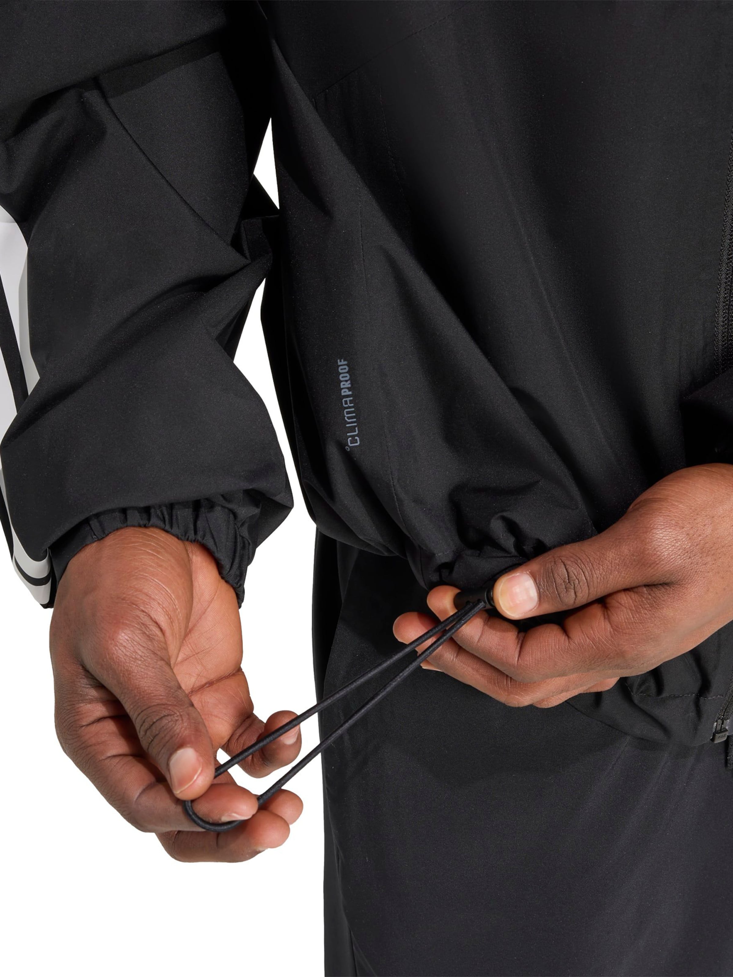 ADIDAS SPORTSWEAR Športna jakna 'ESS' | črna barva