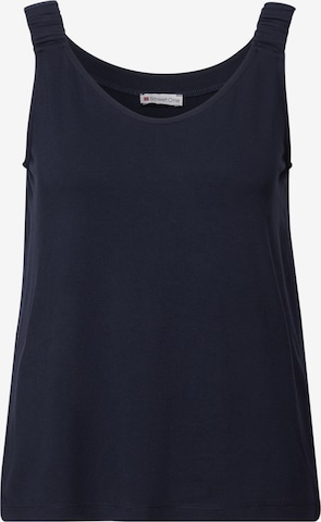 STREET ONE Top in Blau: Vorderseite