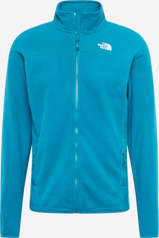 THE NORTH FACE Athletic Fleece Jacket 'GLACIER' in Blue: front