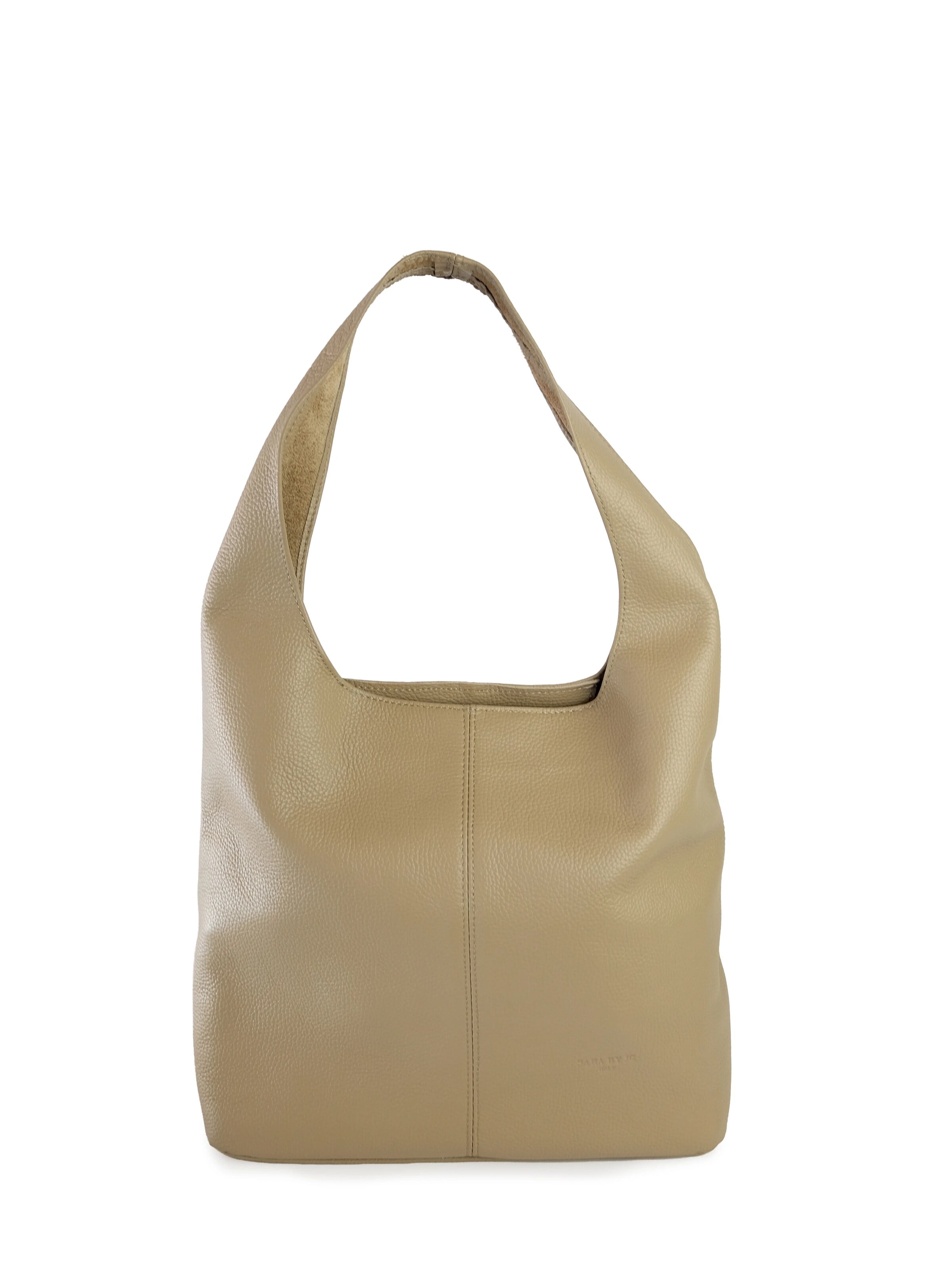 Sac bandoulière 'La Sensuale' SARA BY JG en beige : devant