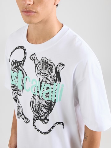 Just Cavalli Tričko 'TIGERS' - Biela