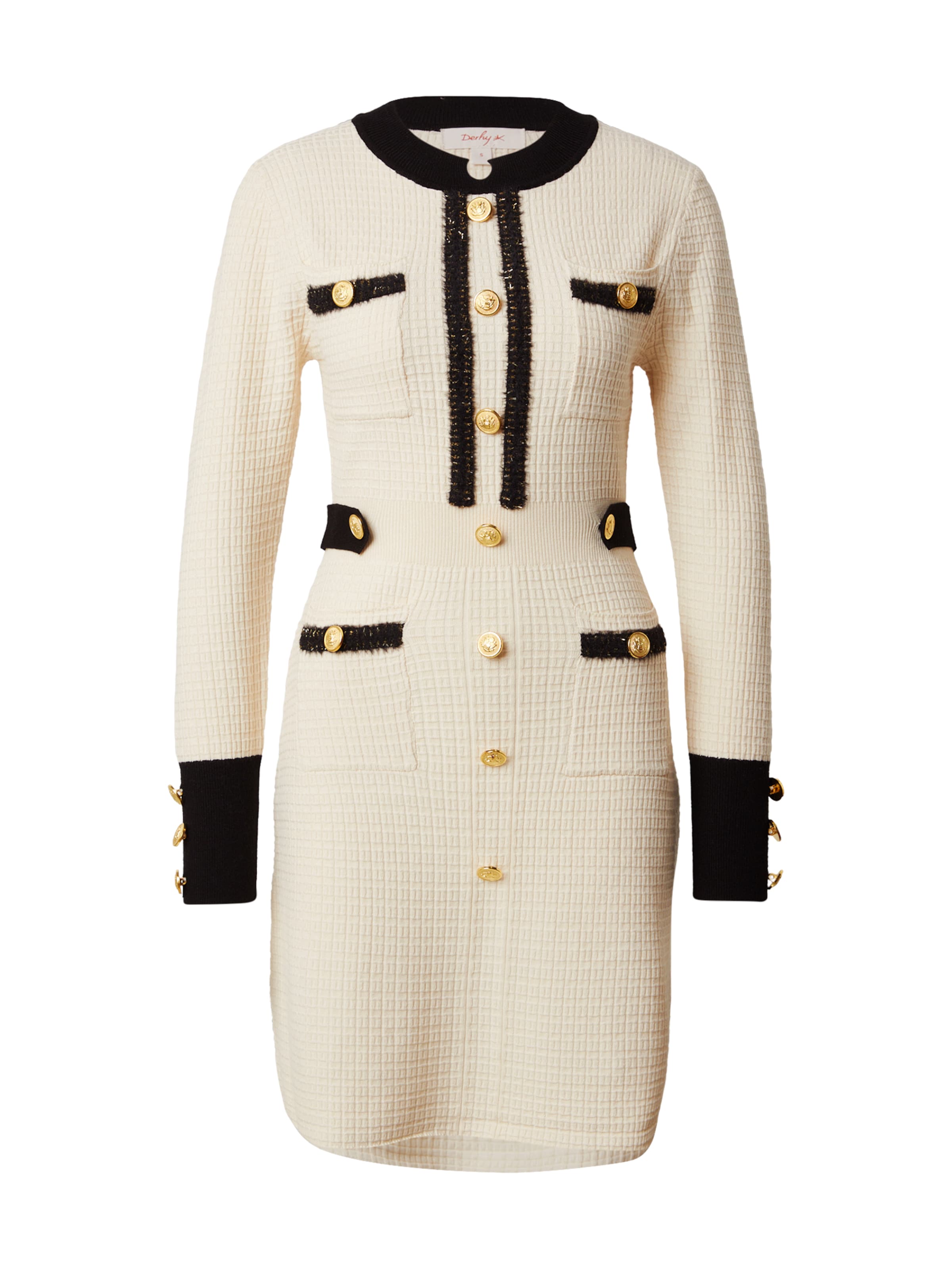 Rochie tricotat 'CLEMENCE' de la Derhy pe bej: față