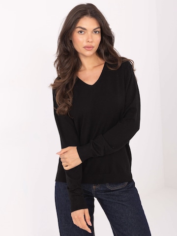 Top in maglia di Madnezz House in nero: frontale