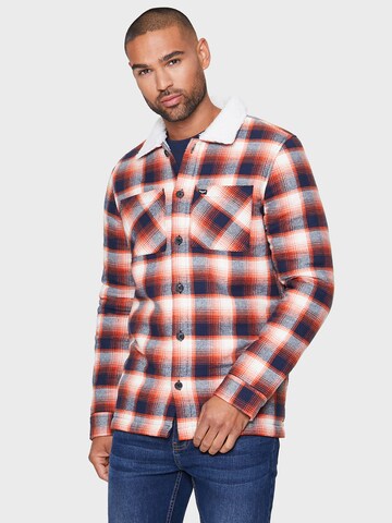 Threadbare Regular fit Overhemd in Rood: voorkant