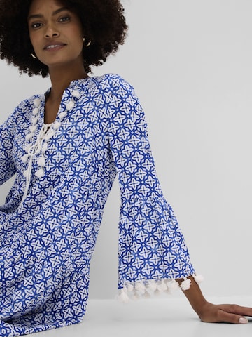 bonprix Blousejurk in Blauw