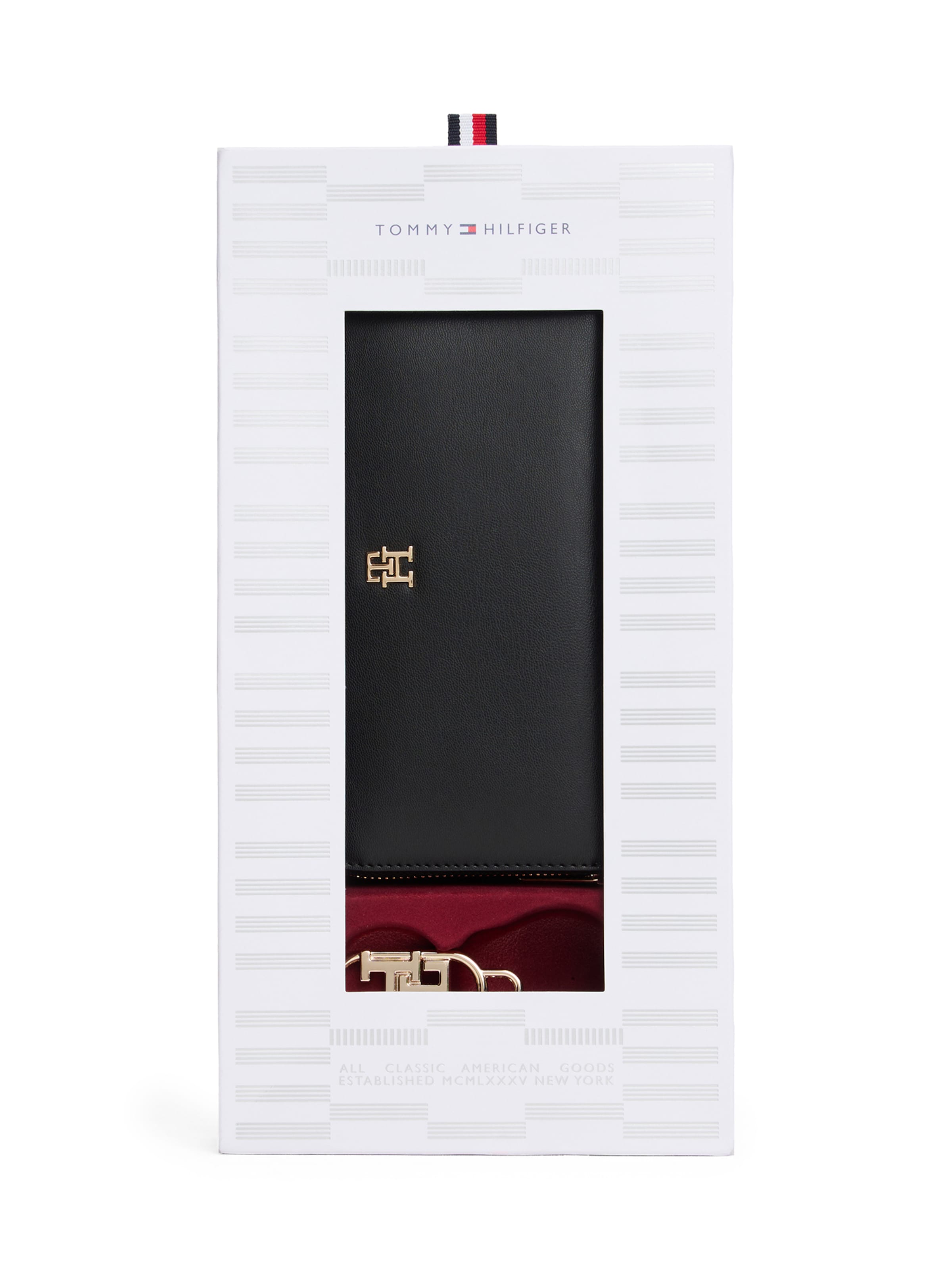 TOMMY HILFIGER Rahakott, värv must
