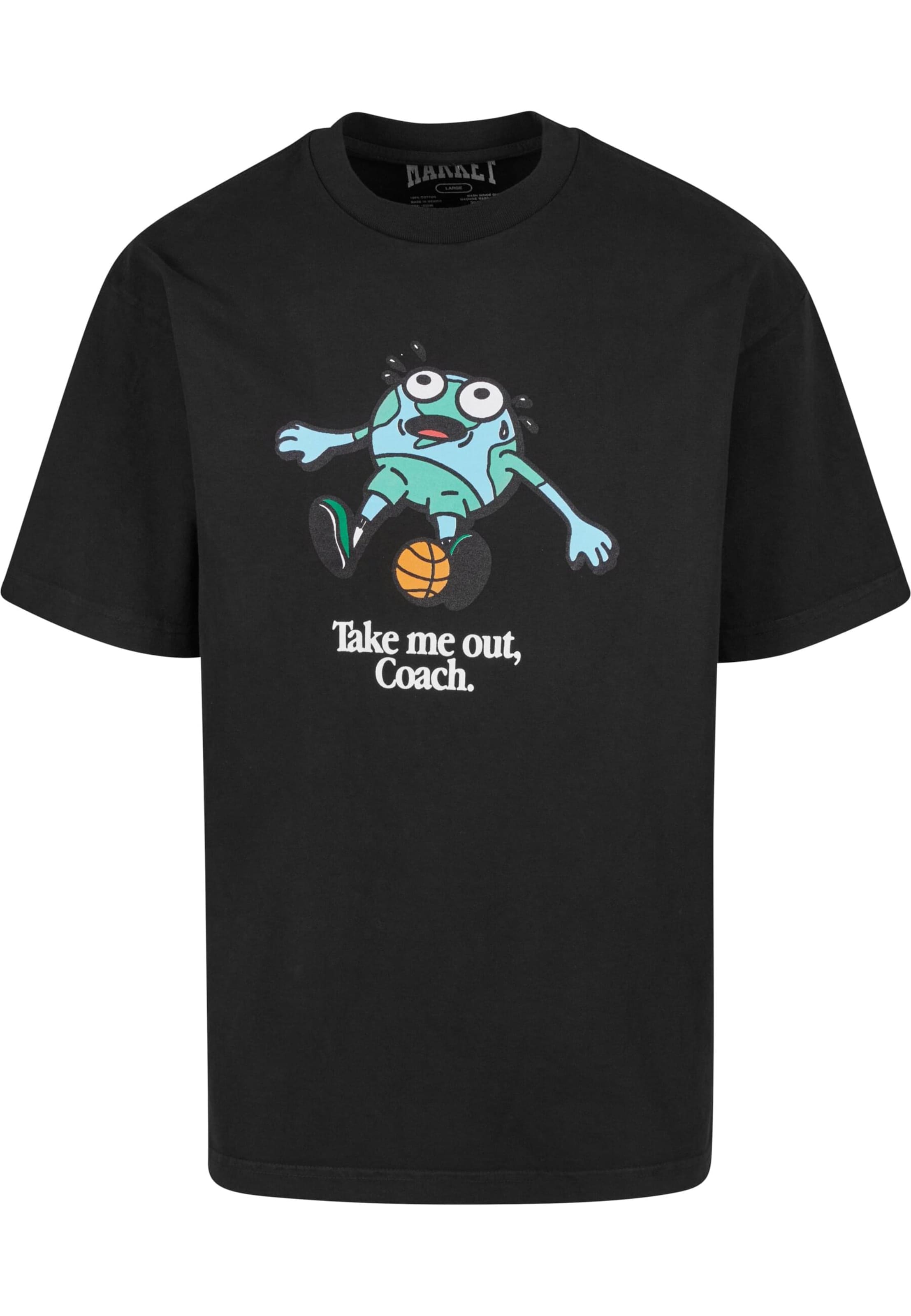 T-Shirt 'Personal Foul' MARKET en noir : devant