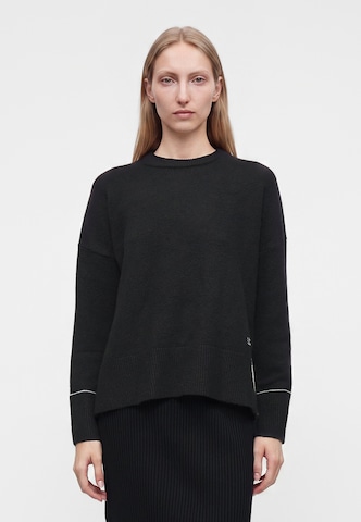 Pulover de la KARL LAGERFELD JEANS pe negru: față