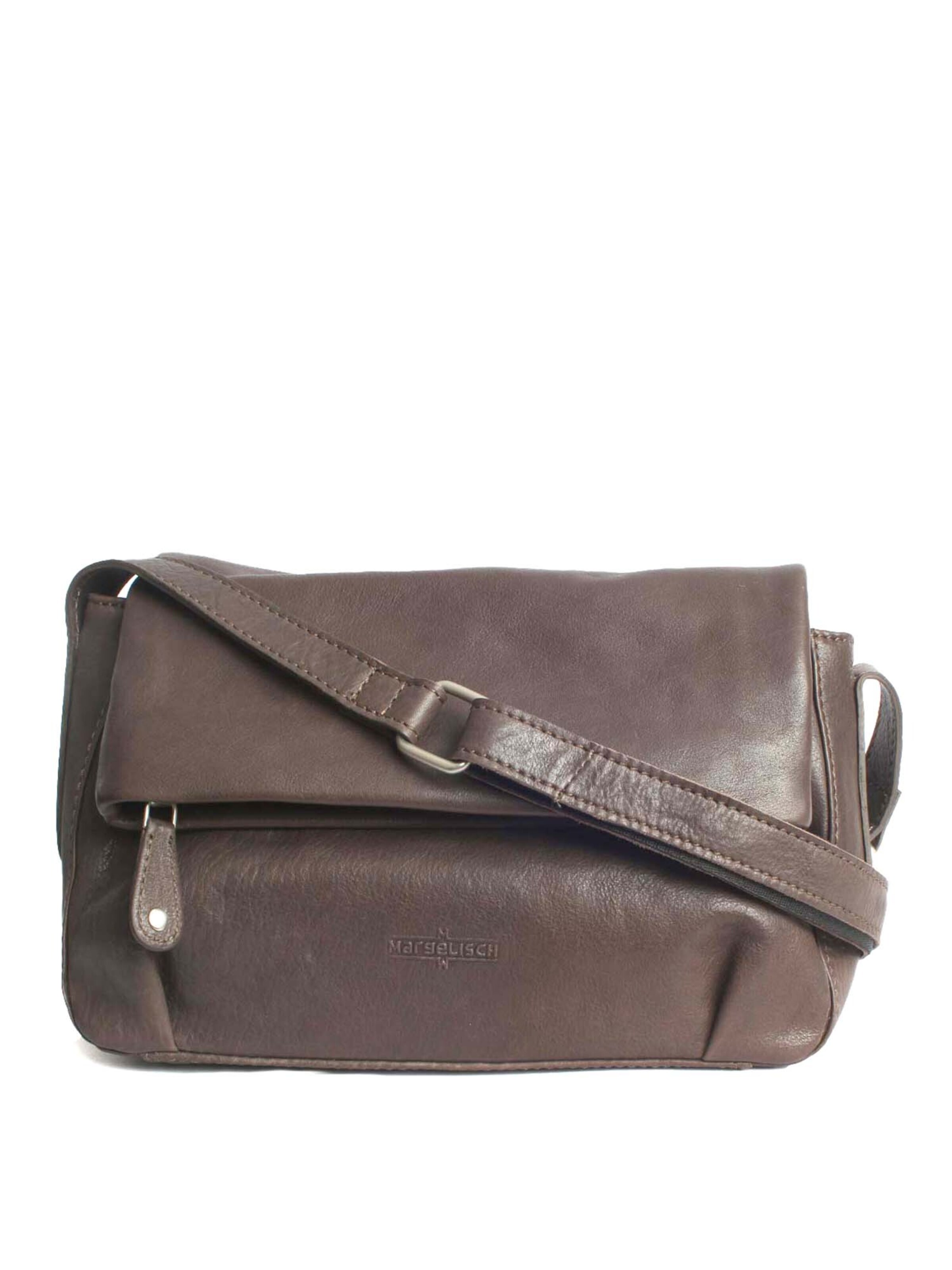 margelisch Umhängetasche 'Neffel 1' in Braun: Vorderseite